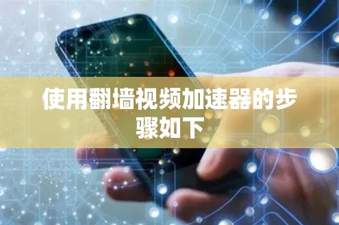 使用翻墙视频加速器的步骤如下