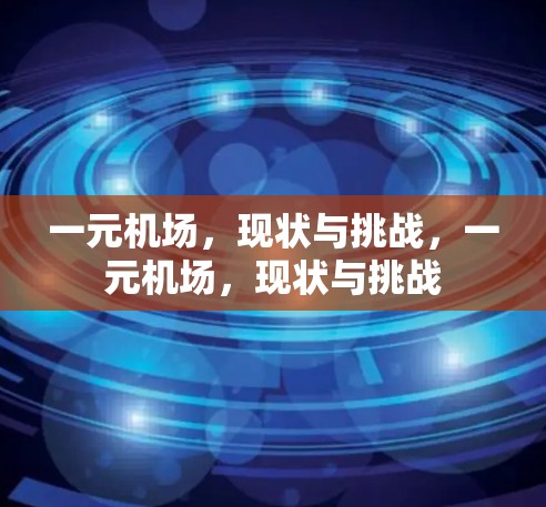 一元机场，现状与挑战，一元机场，现状与挑战