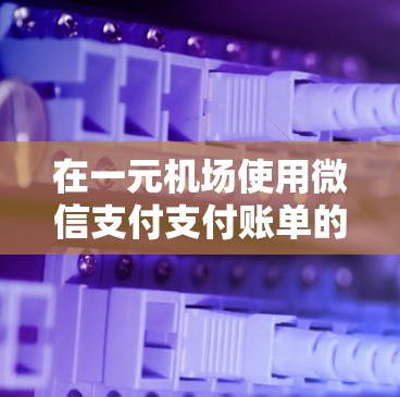 在一元机场使用微信支付支付账单的步骤如下