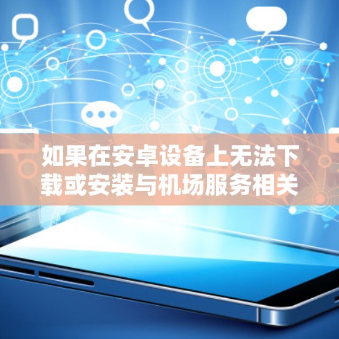 如果在安卓设备上无法下载或安装与机场服务相关的应用，您可以按照以下步骤进行操作