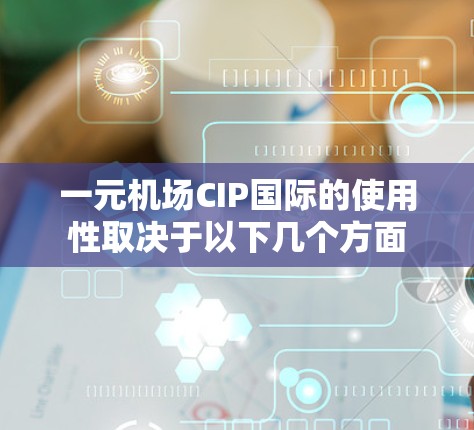 一元机场CIP国际的使用性取决于以下几个方面