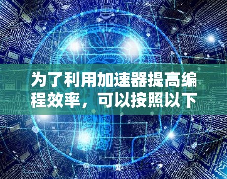 为了利用加速器提高编程效率，可以按照以下步骤进行