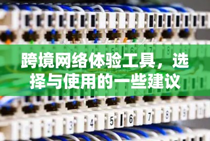 跨境网络体验工具，选择与使用的一些建议