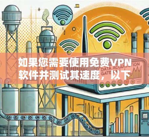 如果您需要使用免费VPN软件并测试其速度，以下是一些推荐的VPN软件及其测速功能