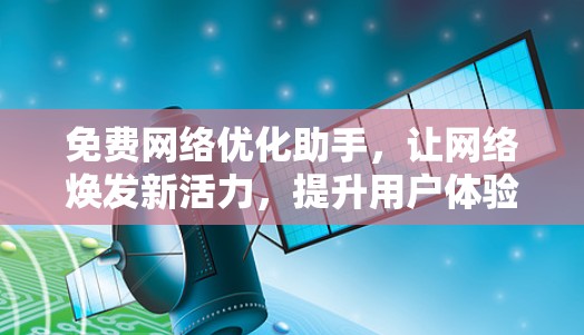 免费网络优化助手，让网络焕发新活力，提升用户体验的高效选择