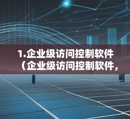 1.企业级访问控制软件（企业级访问控制软件，简称EACS）